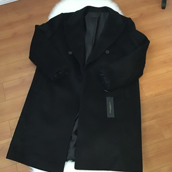 DKNY LUXURY WOOL COAT - Picture 4 of 6